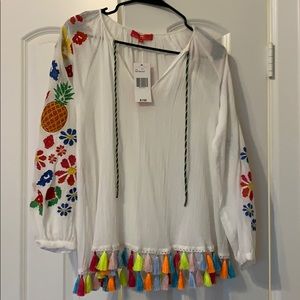 New with tags. Elaine Turner top.